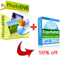 PhotoDVD + CopyToDVD 50% taniej